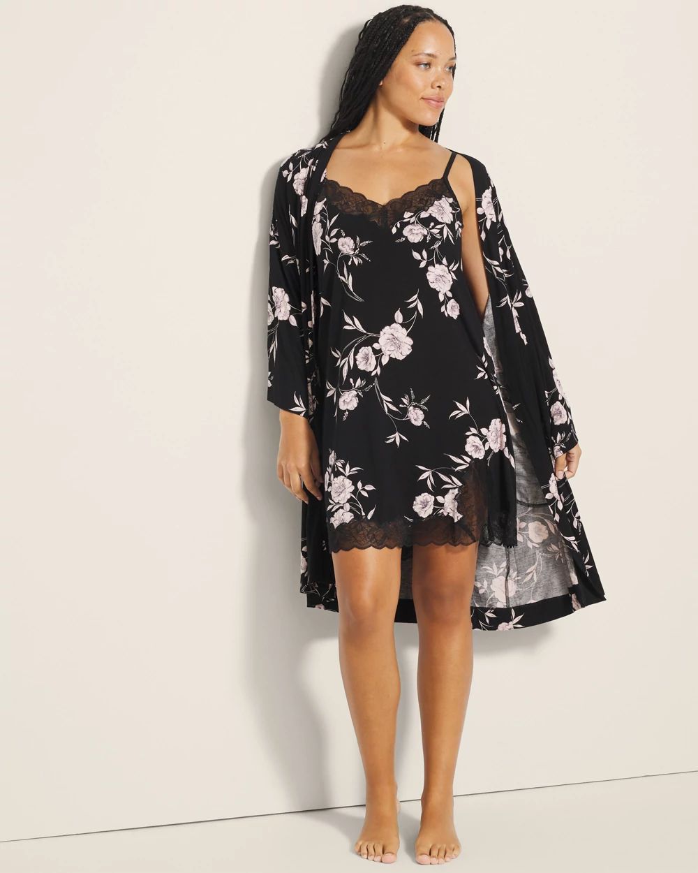 Cool Nights Lace-Trim Chemise