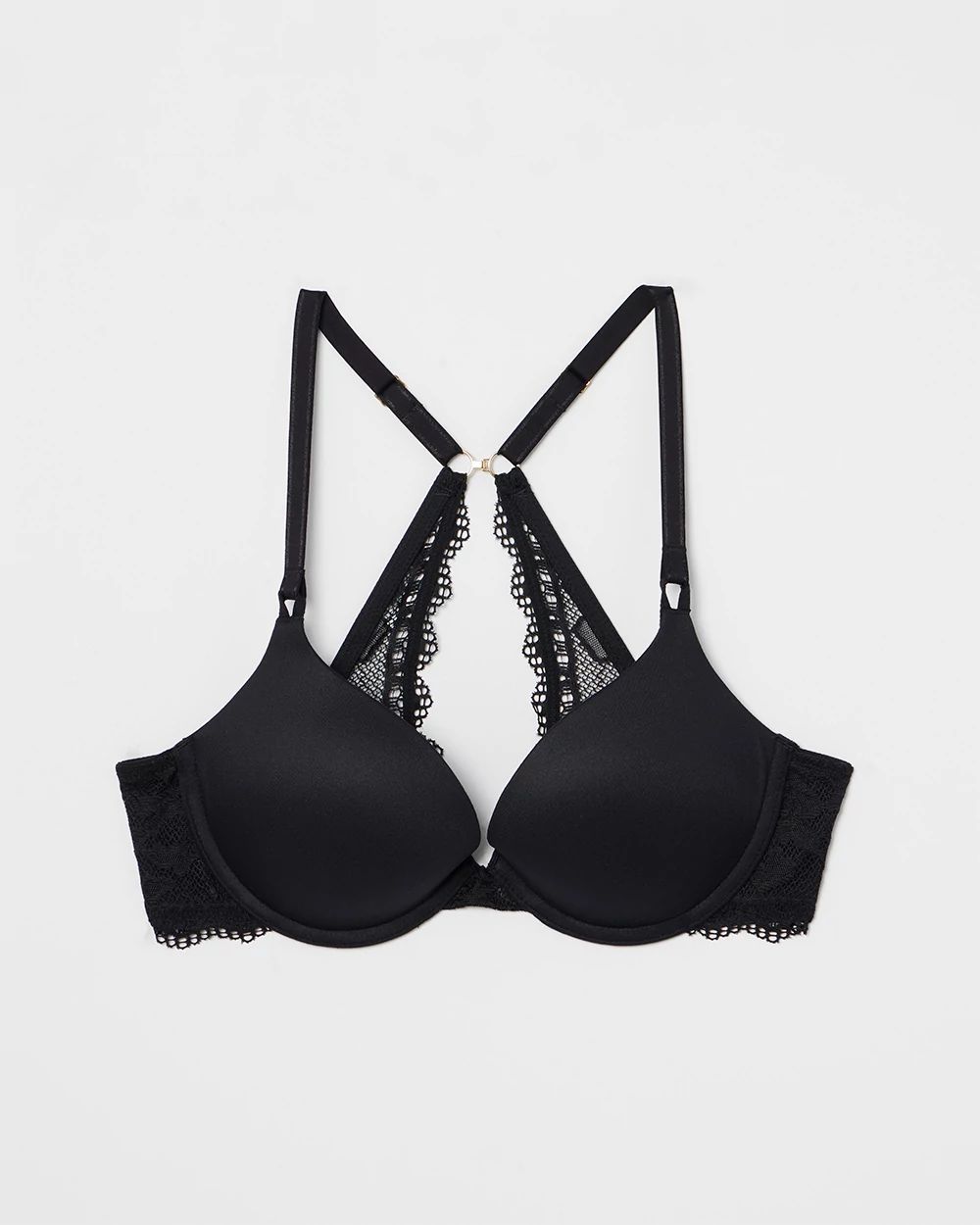 Push-Up Plunge Bra with Lace click to view larger image.