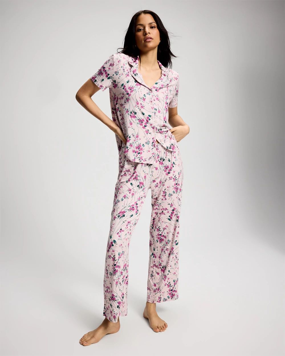 Printed Pajama Pants