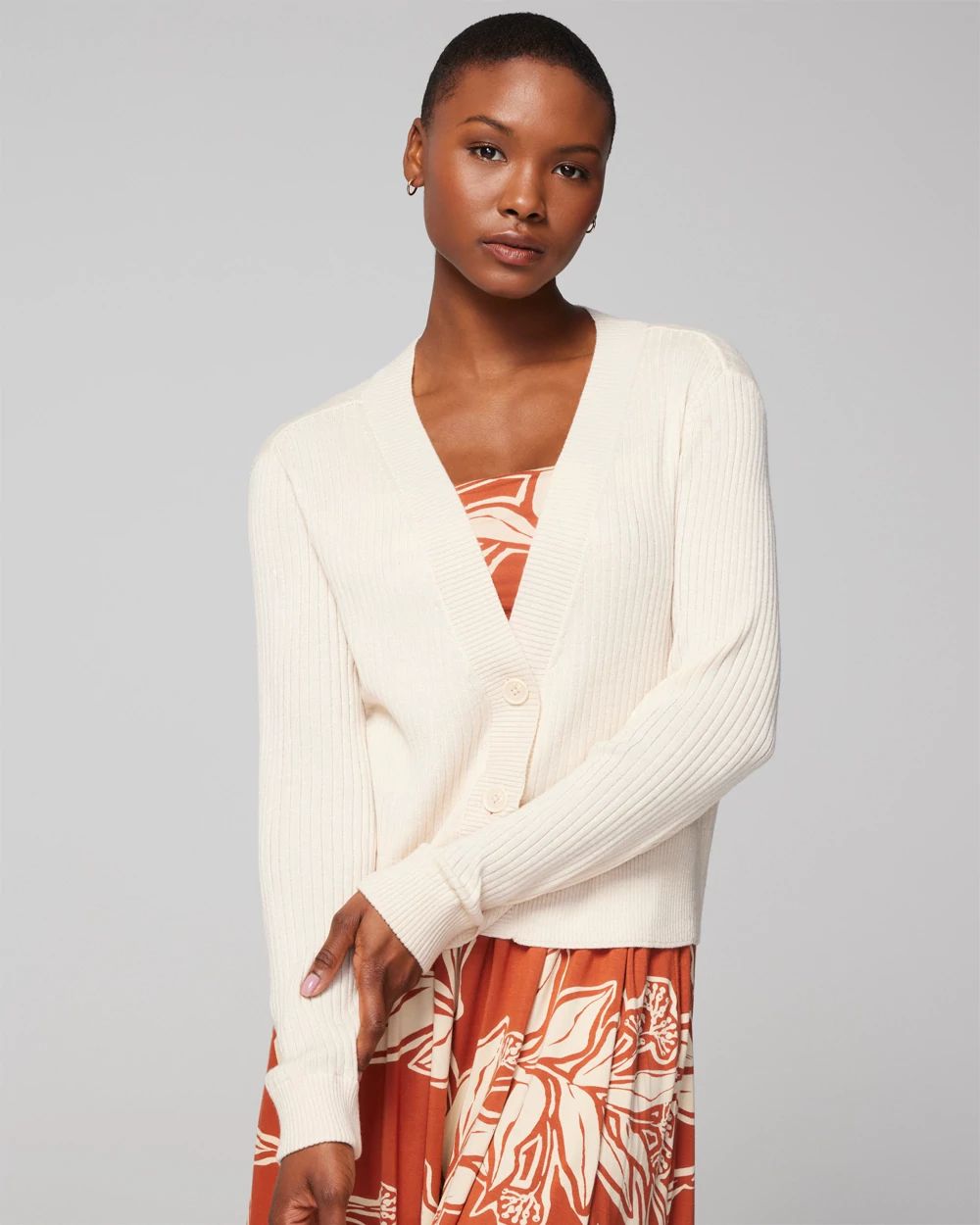 Ribbed Cardigan