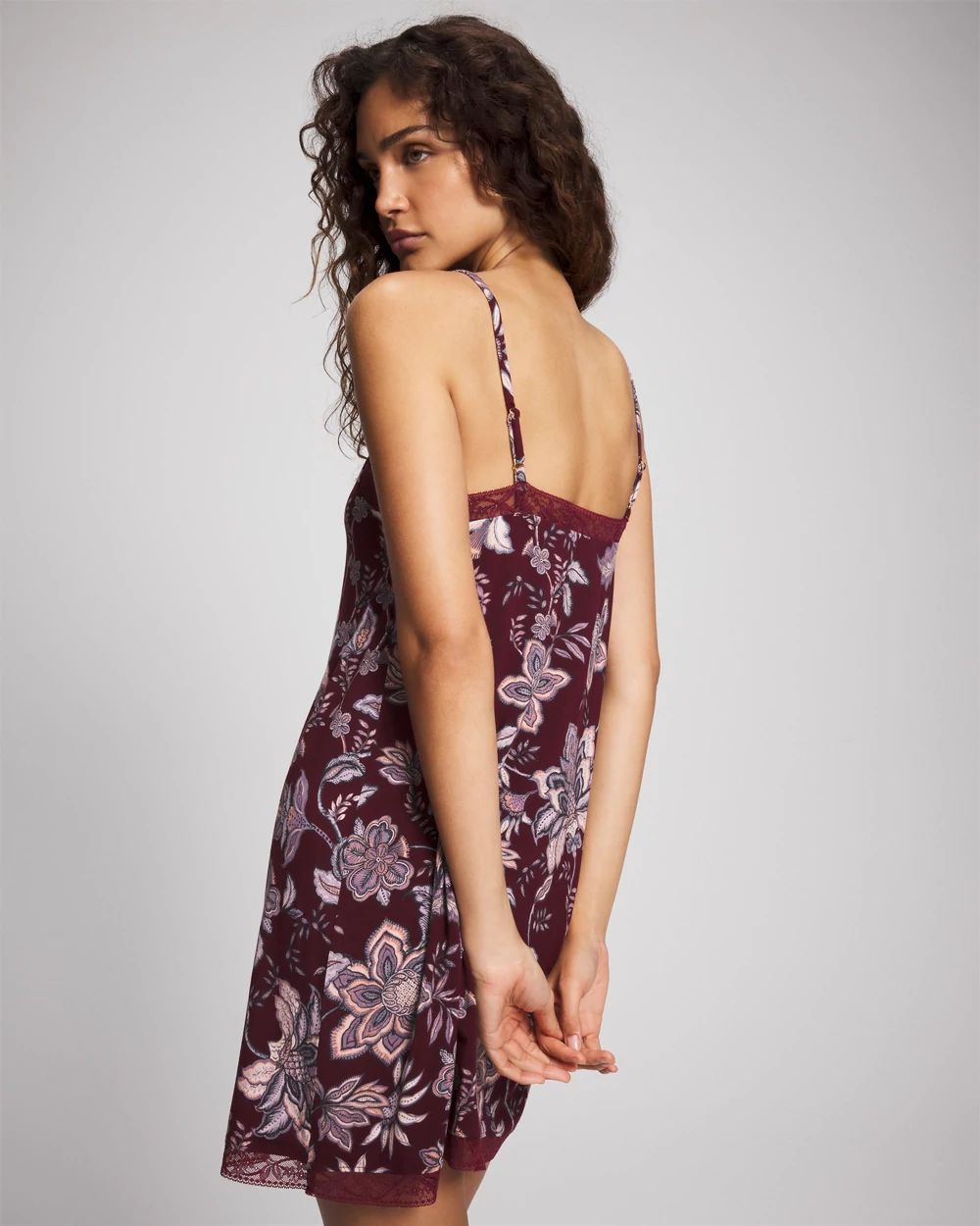 Cool Nights Lace Trim Chemise