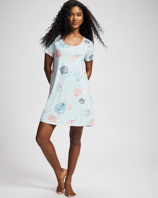 Short Sleeve Scoop Neck Sleepshirt