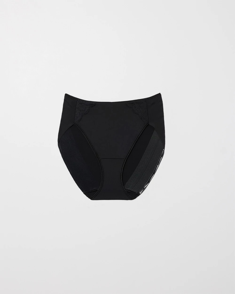 High-Leg Brief Panty with Lace