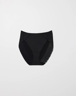 High-Leg Brief Panty with Lace click to view larger image.