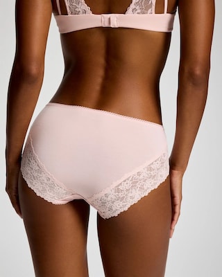 High-Leg Panty with Perfect Lace click to view larger image.