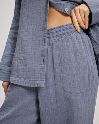 Cotton Gauze Pajama Pant click to view larger image.