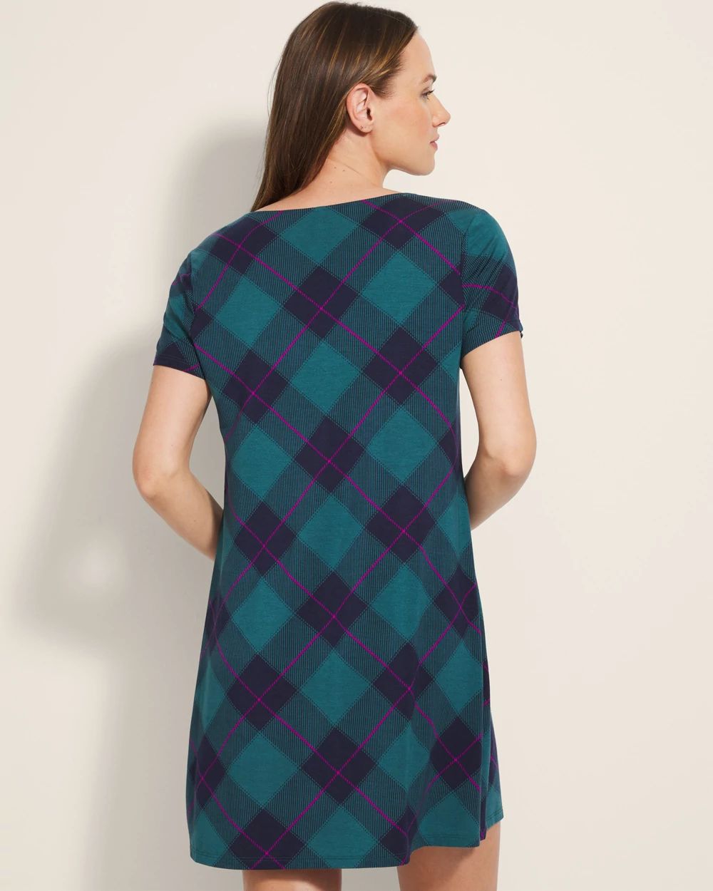 Cool Nights Short Sleeve Scoop Neck Sleepshirt