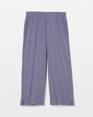 Cropped Pajama Pants