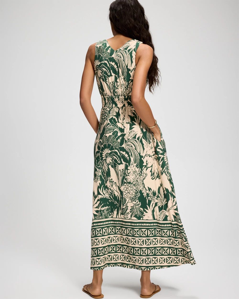 Soft Jersey Riviera Surplice Maxi Bra Dress