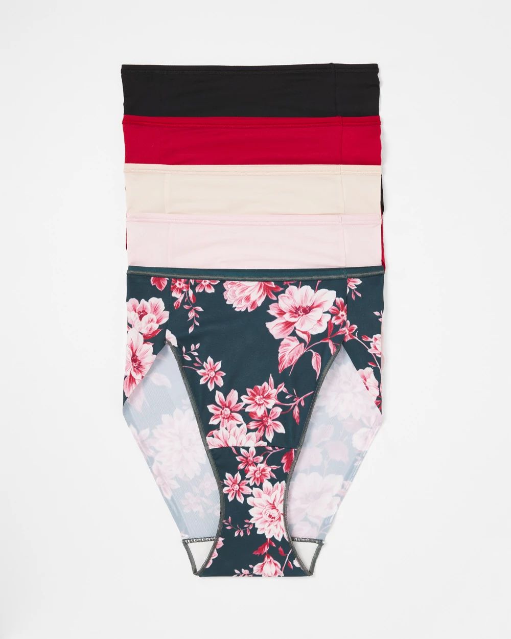 Edge High-Leg Brief Panty 5 Pack