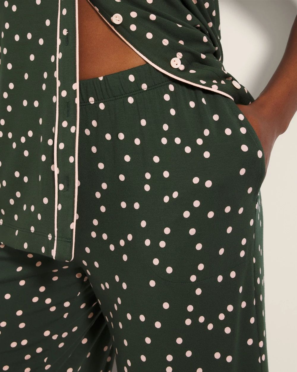 Cool Nights Cropped Pajama Pants