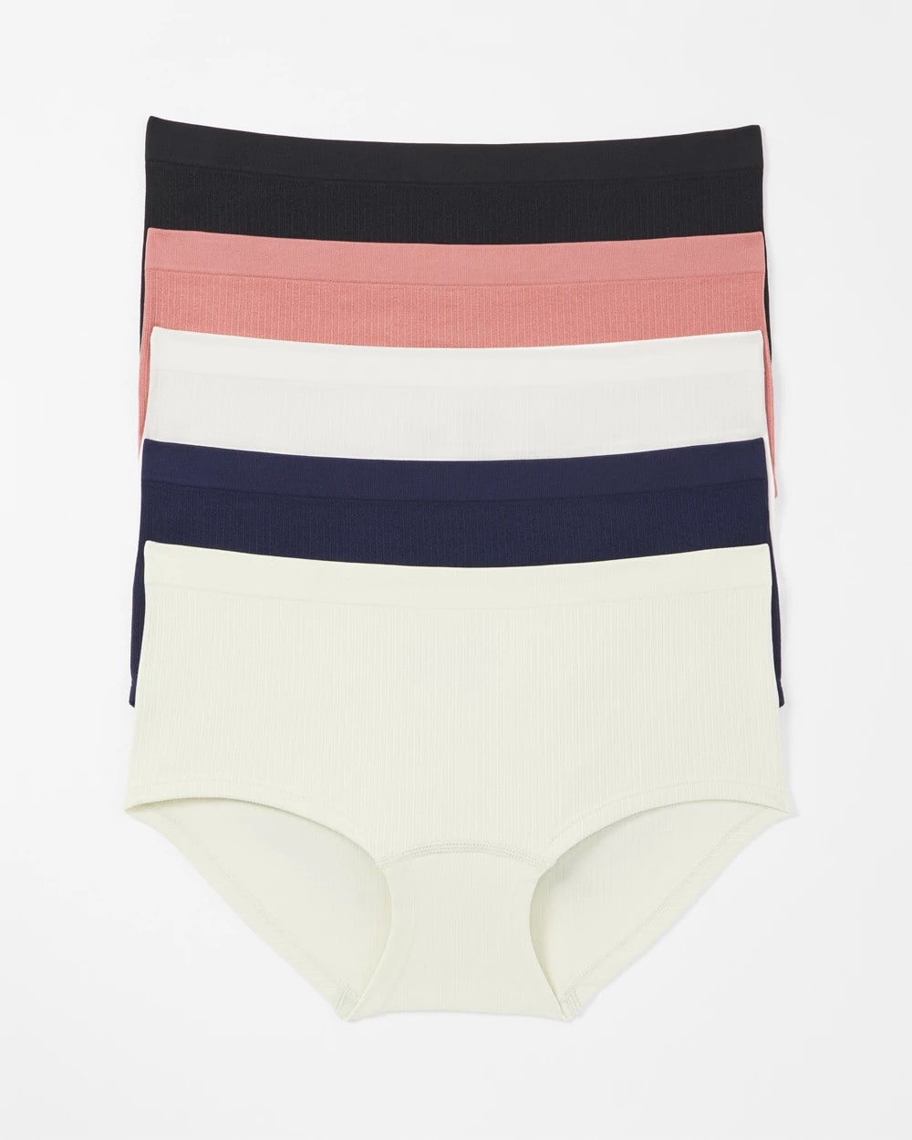 Rib Boyshort Panty 5 Pack