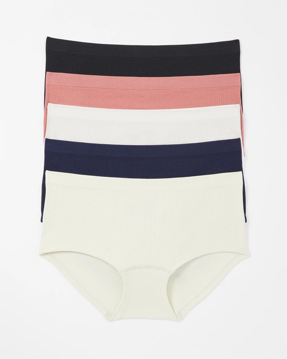 Rib Boyshort Panty 5 Pack