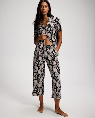 Cropped Pajama Pants