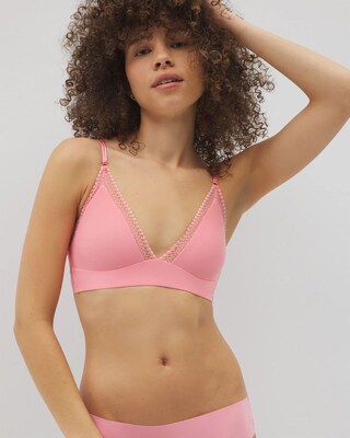 Geo Lace Trim Bralette