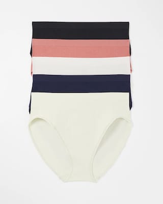 Rib High-Leg Panty 5 Pack