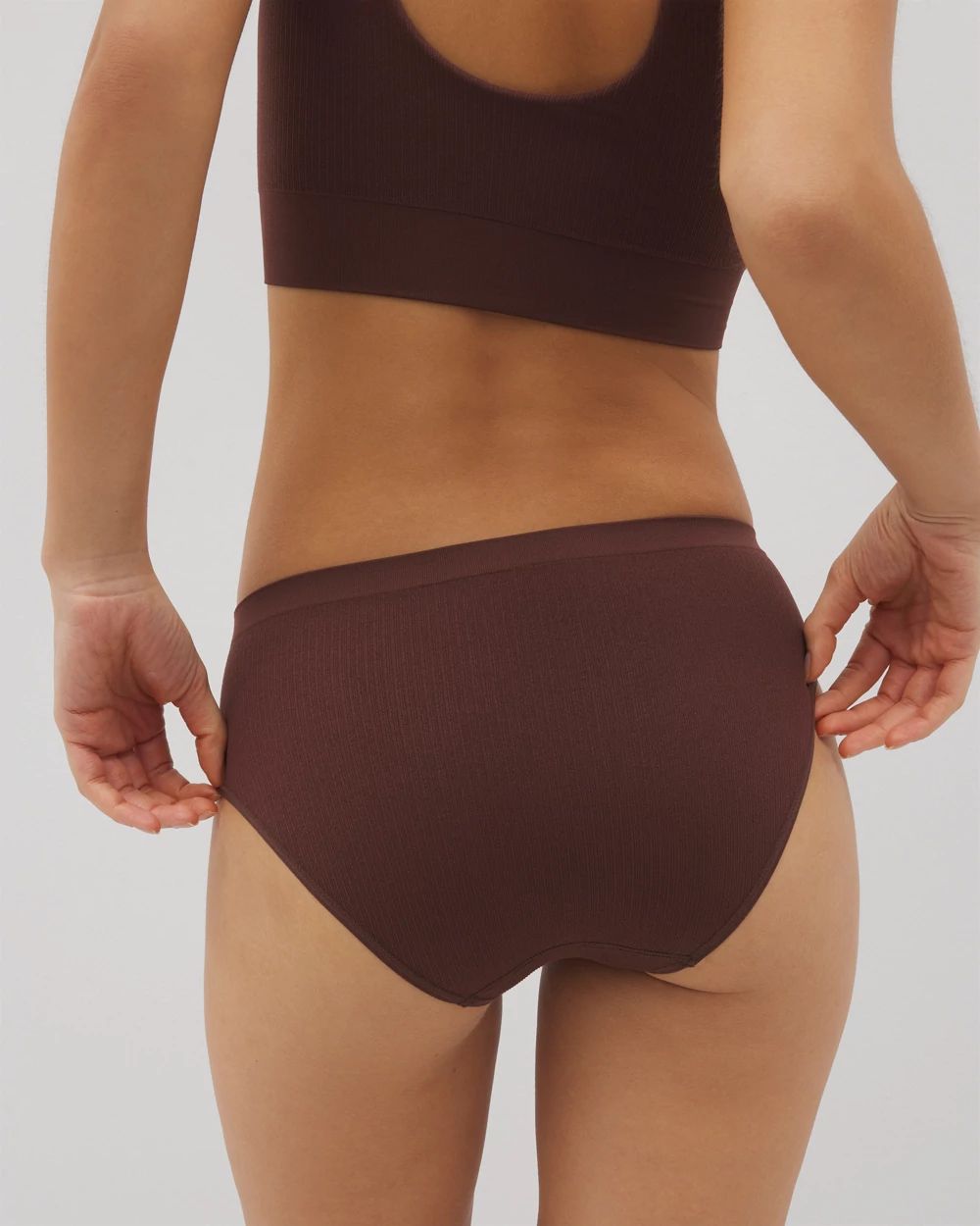 Seamless Rib Hipster Panty click to view larger image.
