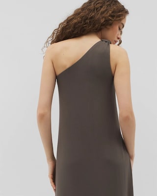 One-Shoulder Maxi Bra Dress click to view larger image.