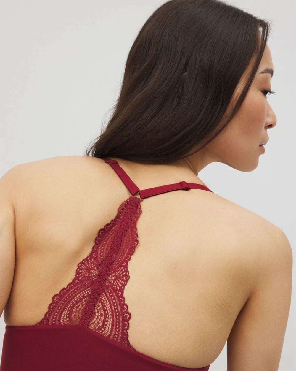 Racerback Bralette with Lace Back click to view larger image.