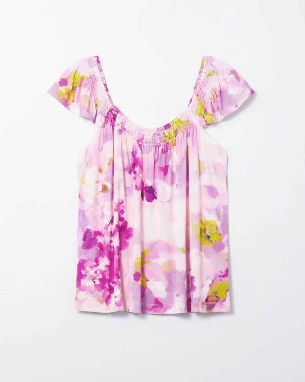 Cool Nights Smocked Ruffle Pajama Cami