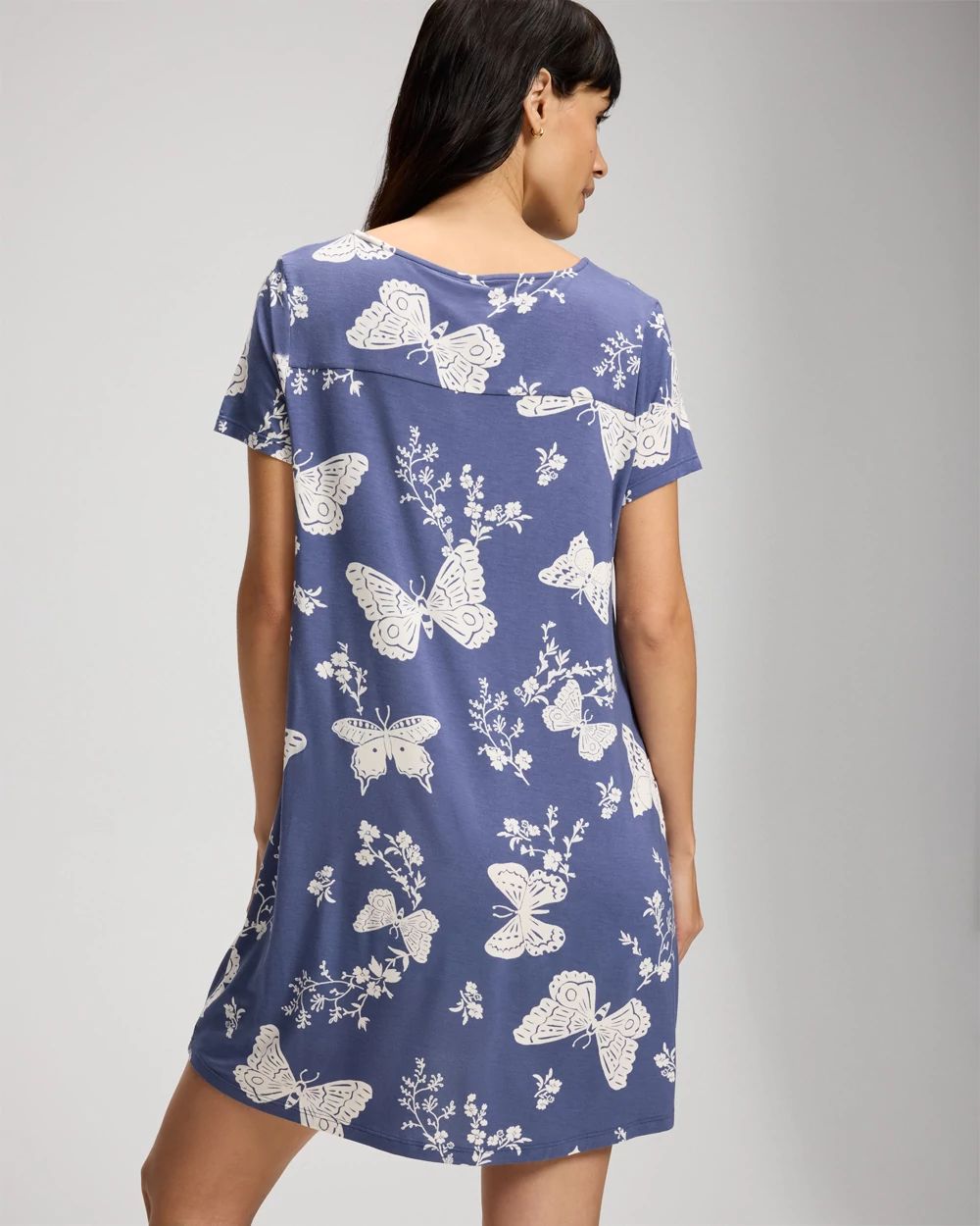 Cool Nights Short Sleeve Scoop Neck Sleepshirt