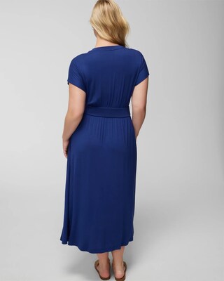 Classic Crewneck Midi Bra Dress