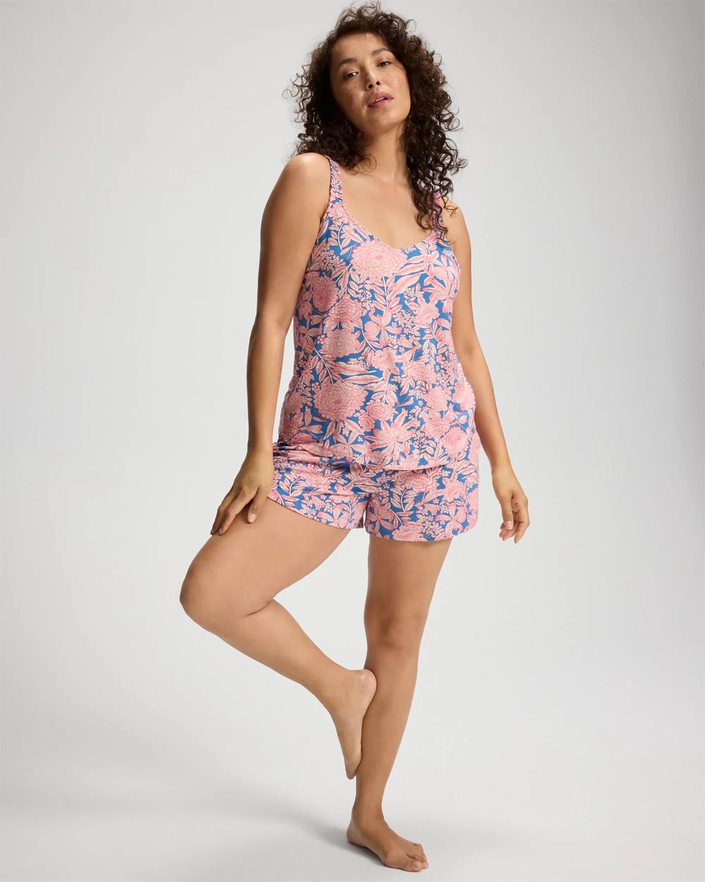 Mini Ruffle Pajama Cami click to view larger image.