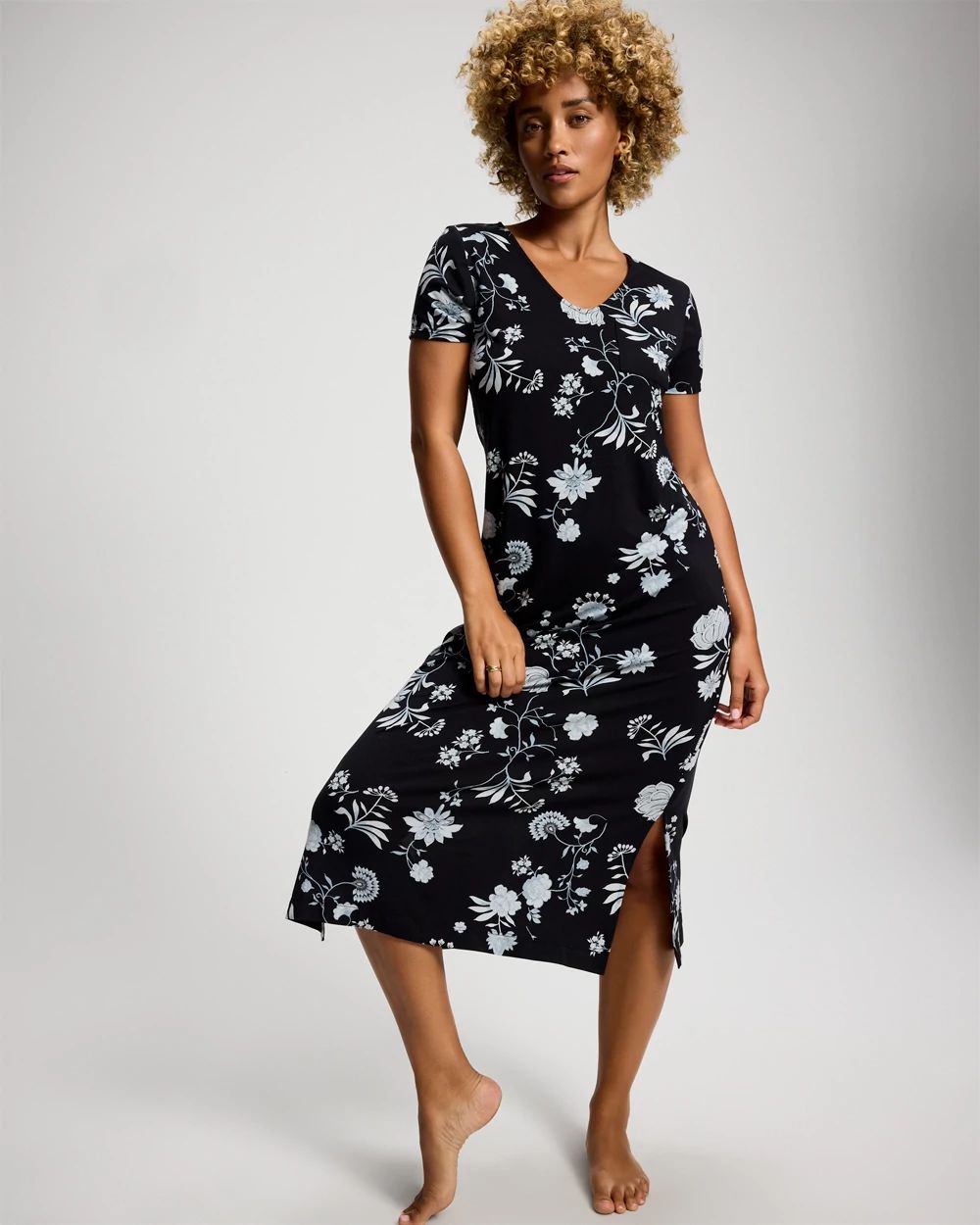 Short Sleeve Long Sleepshirt