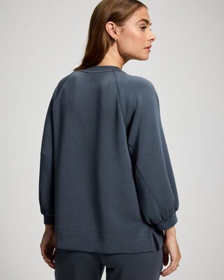 Modern Modal Relaxed 3/4 Sleeve Top click to view larger image.