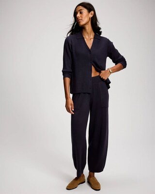 Premier Knit Rib Barrel Pants
