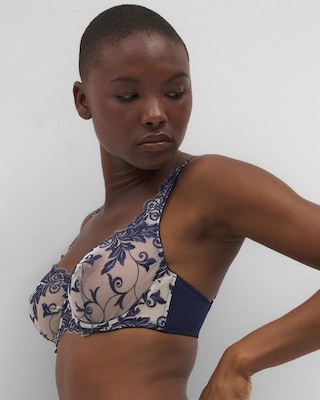 Lace Unlined Bra click to view larger image.