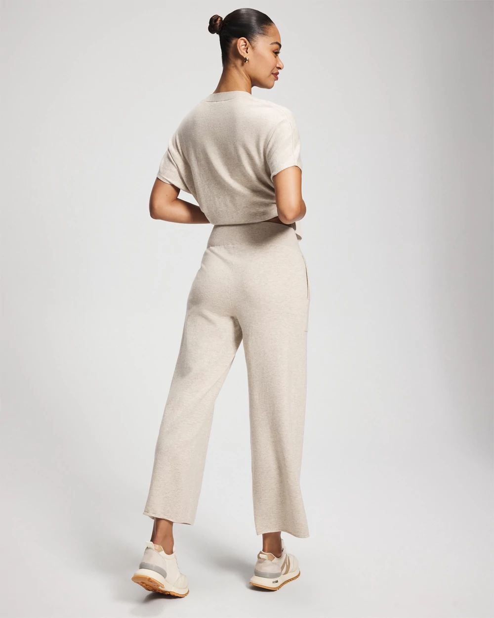 24/7 by Soma Recycled Yarn Wide Leg Crop Pants