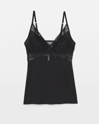 Pajama Cami With Plunge Necklline