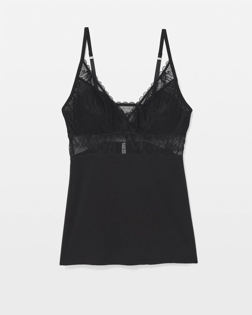 Pajama Cami With Plunge Necklline