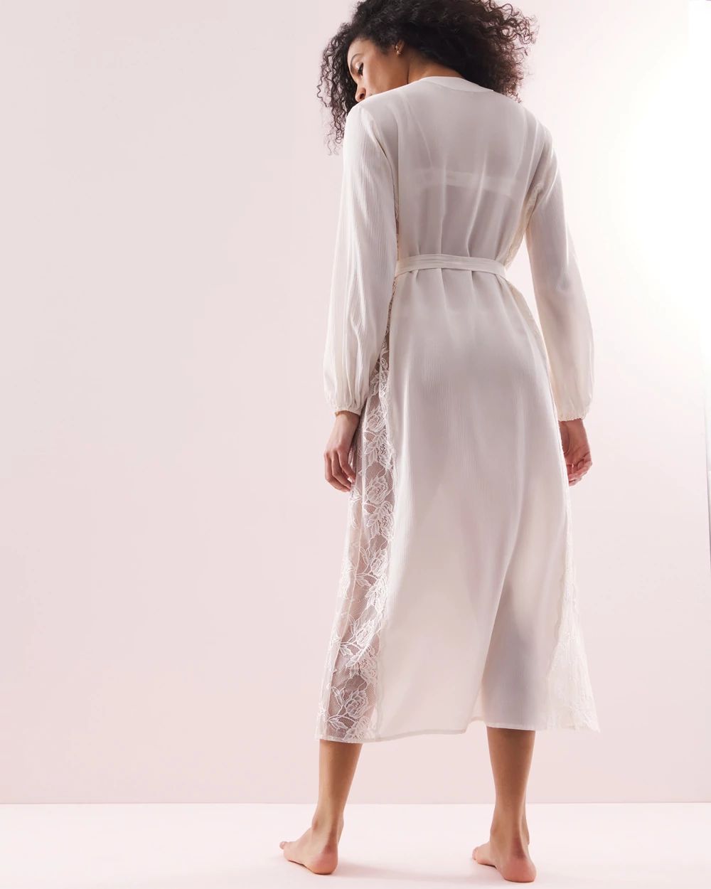 Soma's Sexiest Silk Chiffon Long Robe click to view larger image.