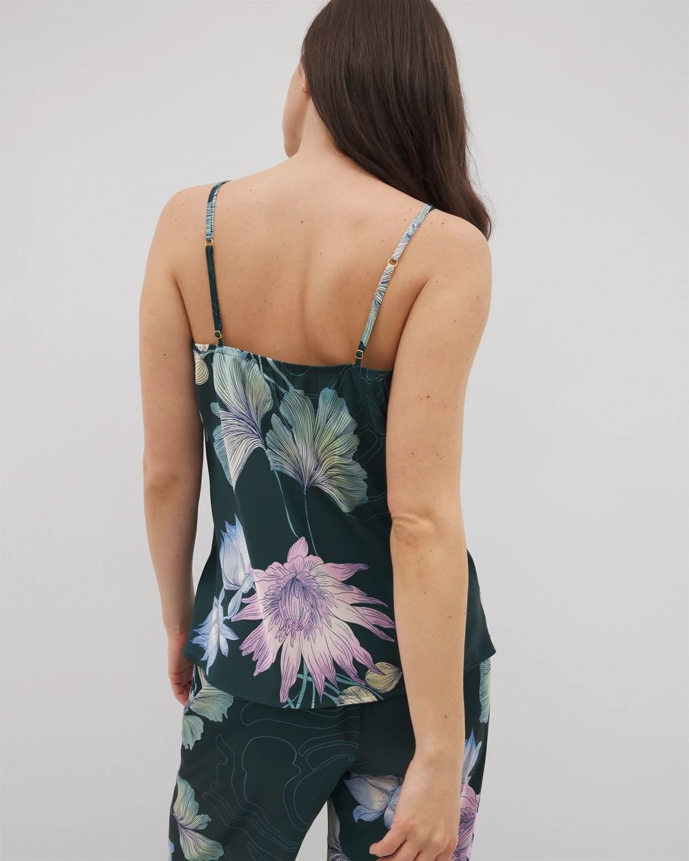 Satin Double Strap Pajama Cami
