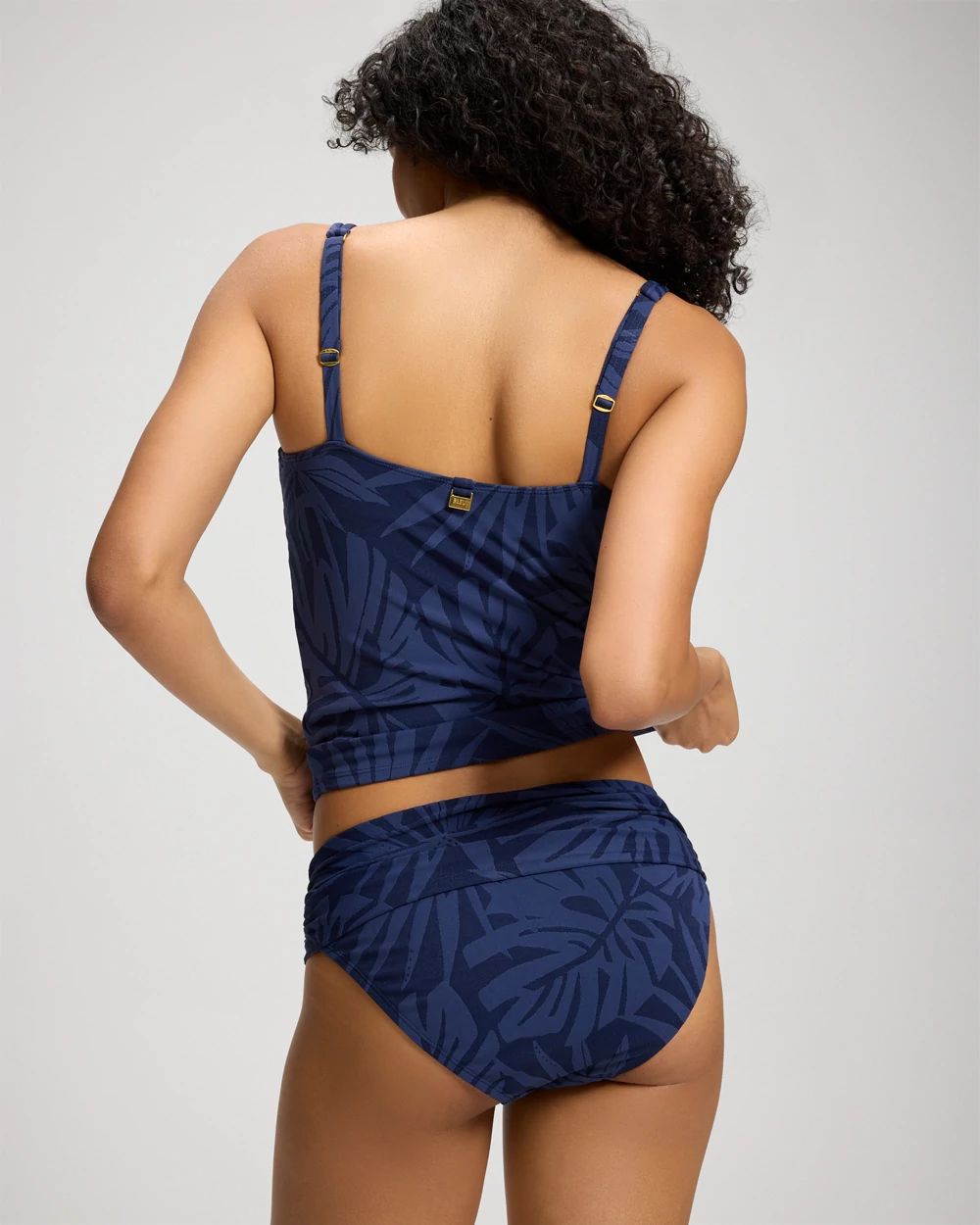 Tropical Tango Sarong Hipster Swim Bottom click to view larger image.