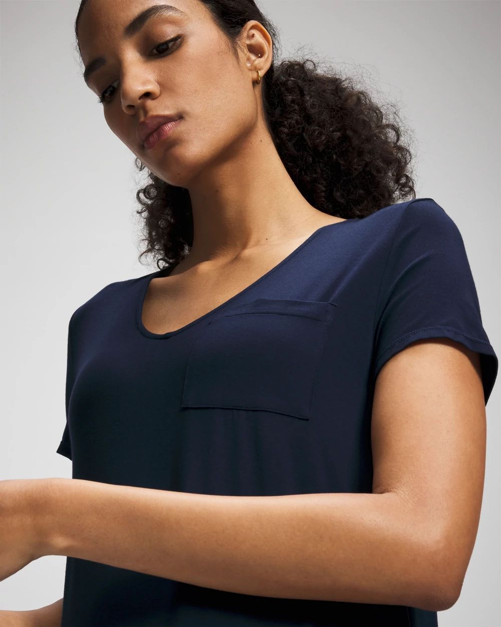 Cool Nights Short Sleeve Long Sleepshirt