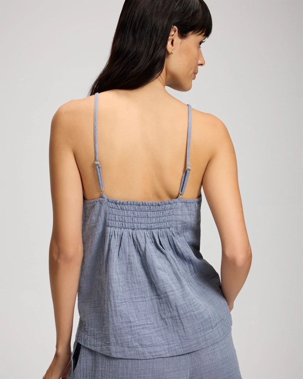 Cotton Gauze Pajama Cami