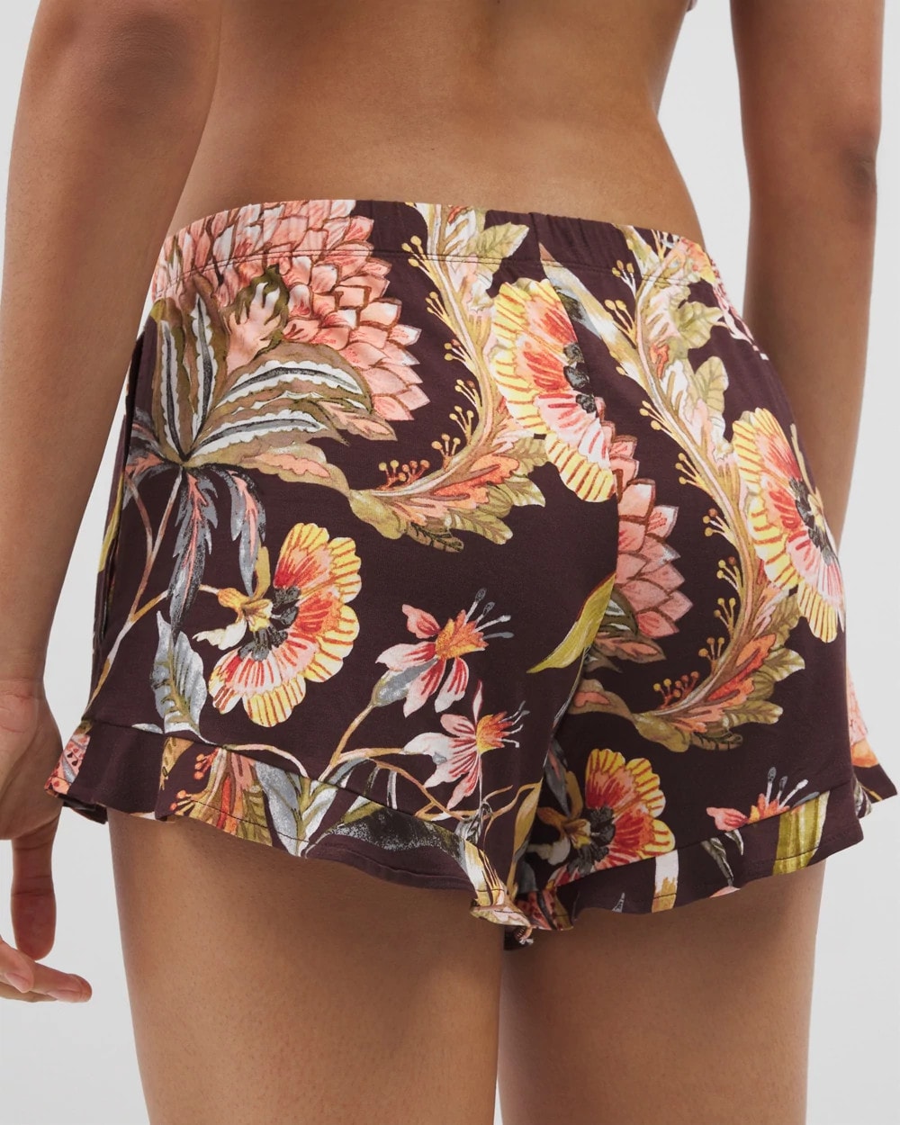 Ruffle Pajama Shorts