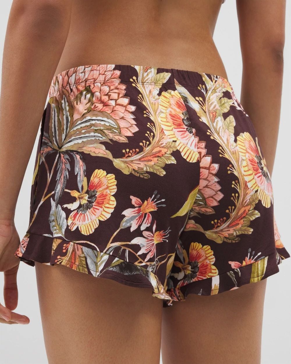 Ruffle Pajama Shorts click to view larger image.