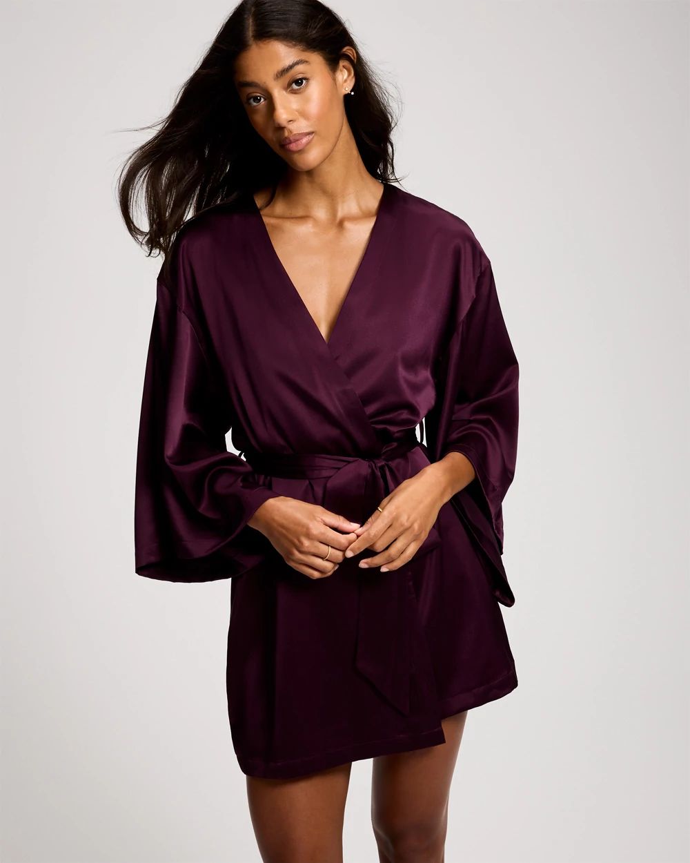 Soma's Sexiest Relaxed Short Silk Robe