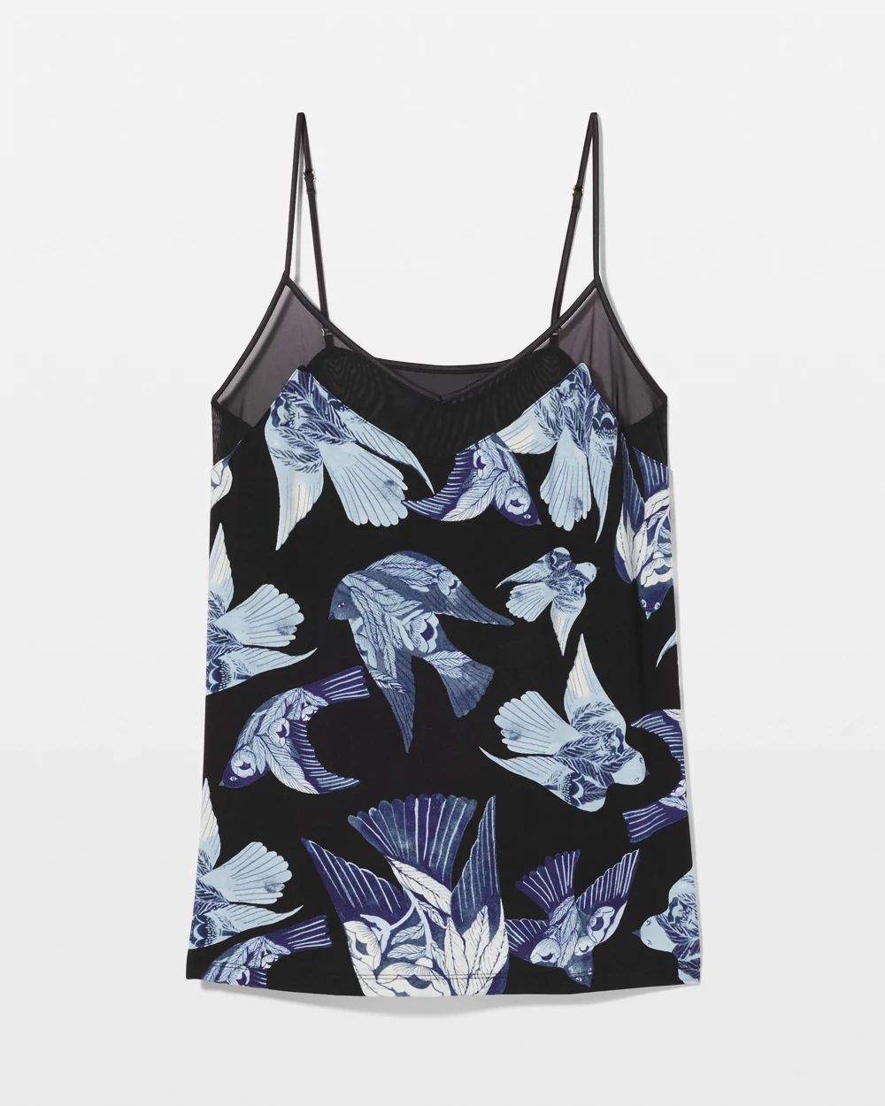 Mesh Trim Pajama Cami click to view larger image.