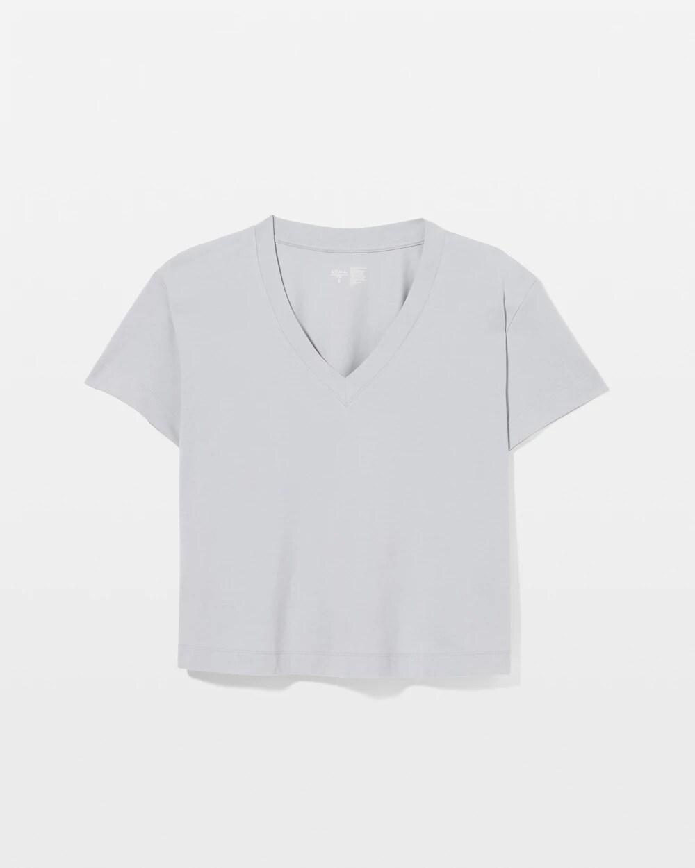 Relaxed V-Neck Short Sleeve Pajama Tee