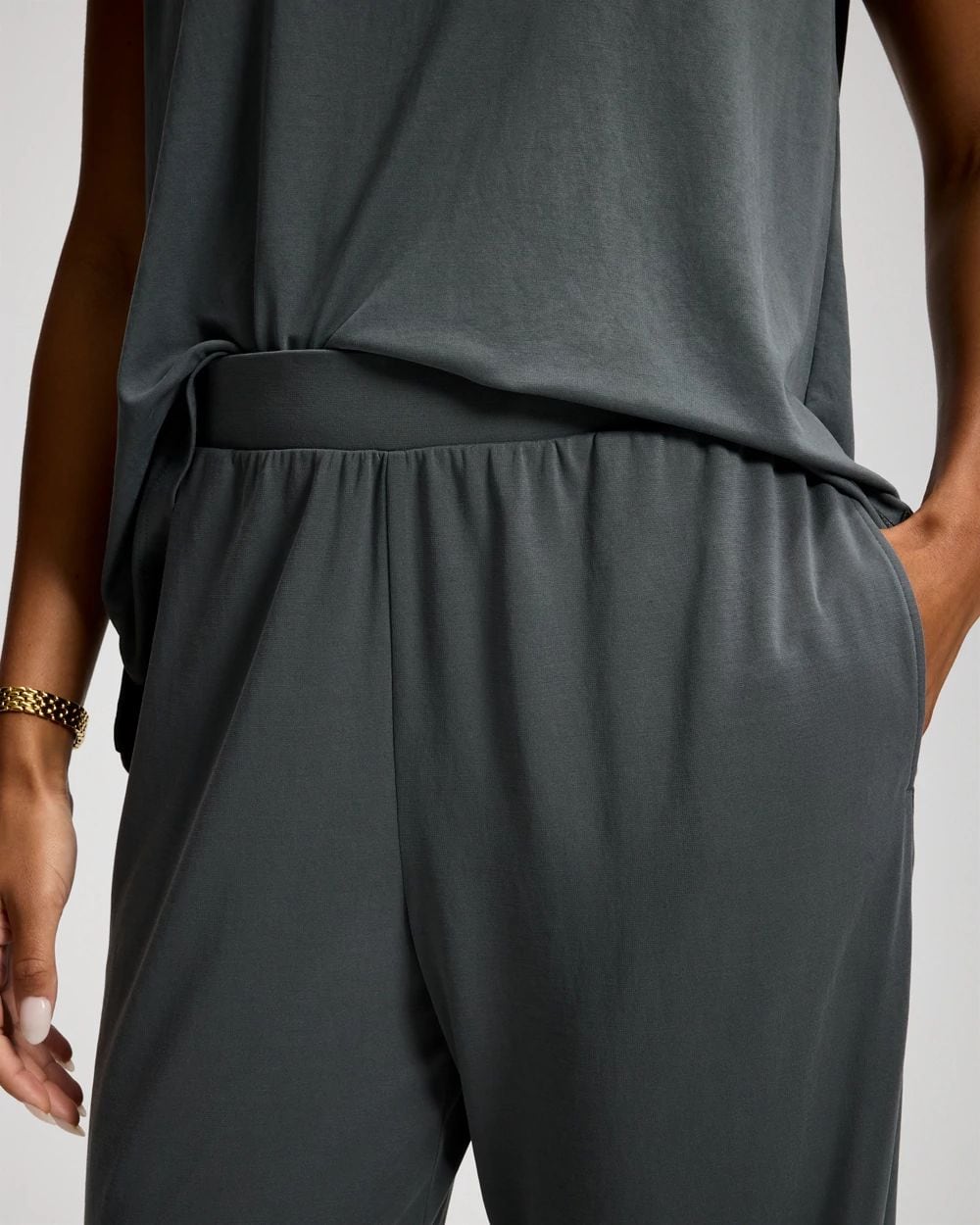 Modern Modal Relaxed Harem Pants click to view larger image.