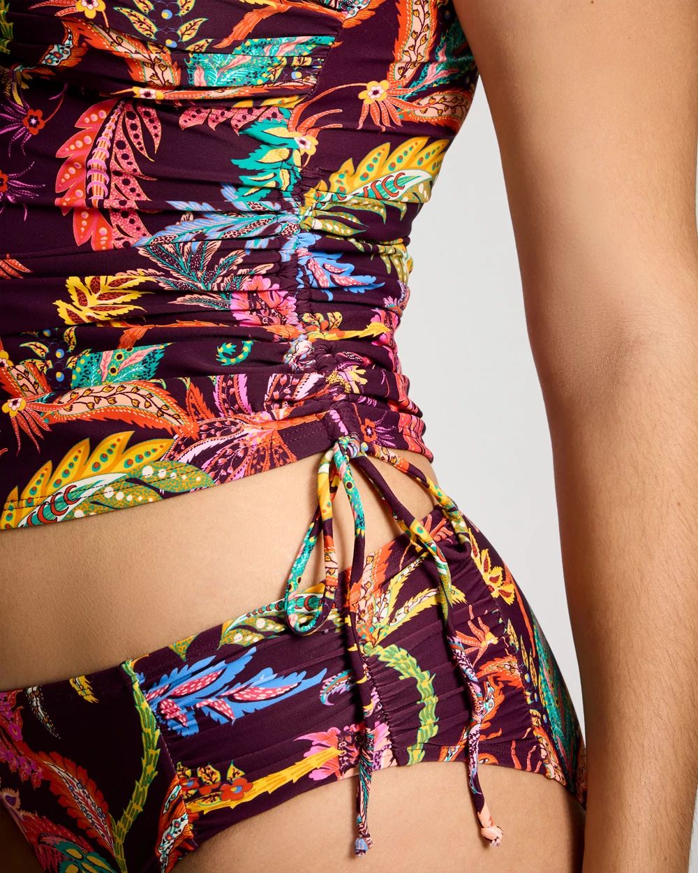 Soma Swim Ruched Bandeau Tankini Top