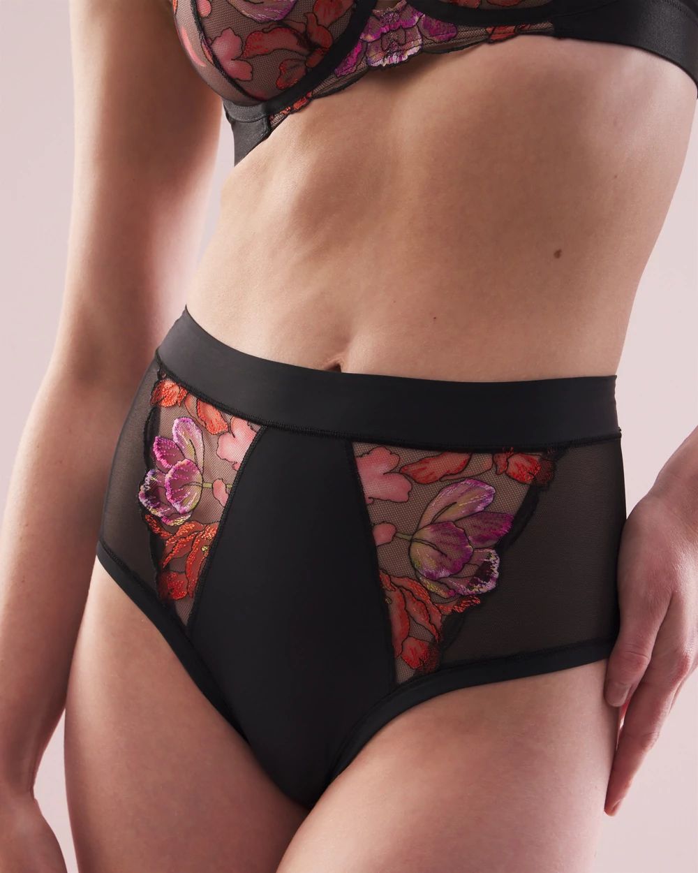 Soma's Sexiest High-Waist Cheeky Brief Panty with Embroidery