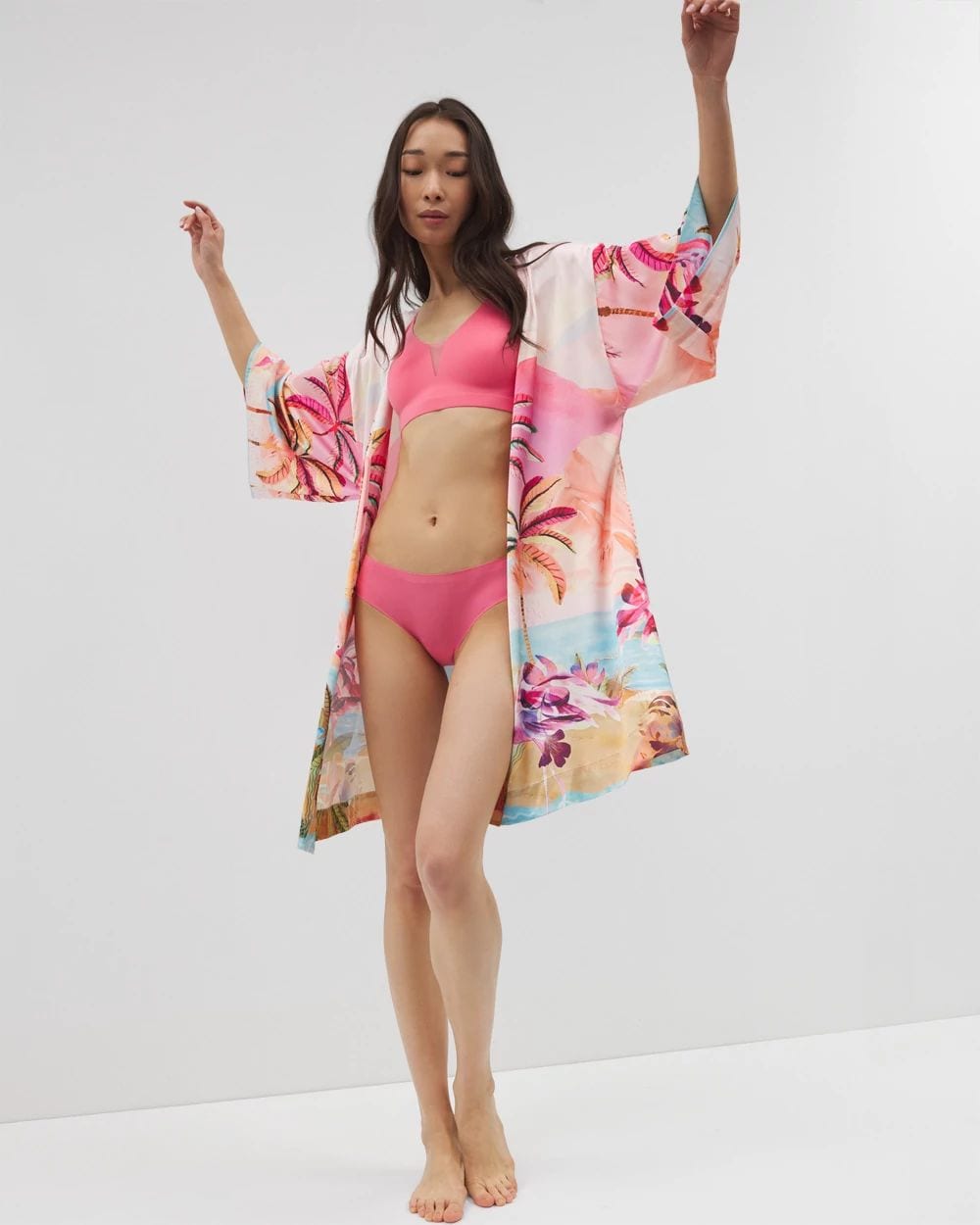 Satin Kimono Robe