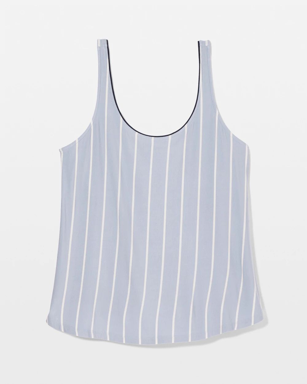Pajama Tank With Piping