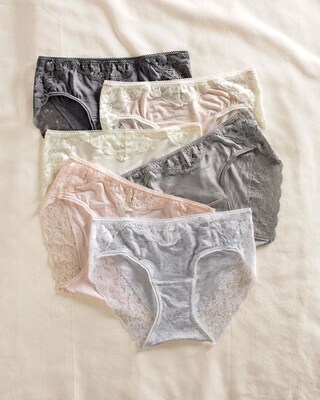 Signature Lace Hipster 6 Pack